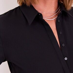 Anne Fontaine Classic Black Shirt